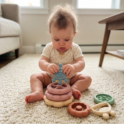 Toddla™ Montessori Stacking Teething Toy